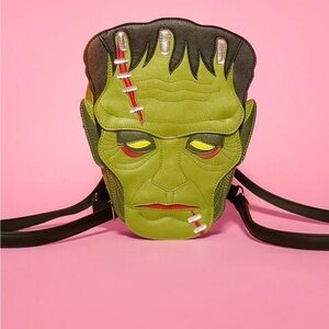 Vixen By Micheline Pitt Frankenstein Monster Green Backpack